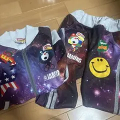 JAM 宇宙柄 ジップアップ ジャージ セットアップ