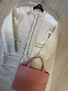 新品未使用【Rene/ルネ】ツィード　TISSUE社　ノーカラージャケット　M 2025年最新】Rene レディース ノーカラージャケットの人気