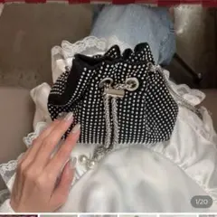 [noah] non スパンコールドローバッグ ショルダーバッグ nugu