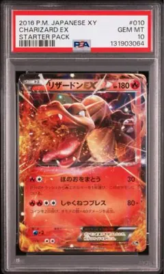 ⚫︎【PSA10】ポケモンカード リザードンEX 20th