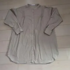 earth music&ecology ベージュ長袖シャツ Mサイズ