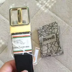 Cocco di Rocco 黒 レザーベルト ゴールドバックル