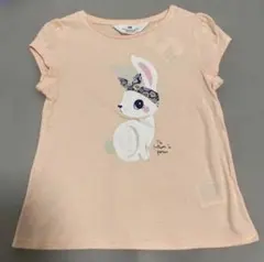 H&M ウサギイラスト Tシャツ 120/130のサムネイル