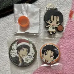 高尾和成 ラバーストラップ 缶バッジ ナンジャタウン シリコンリング 黒バス