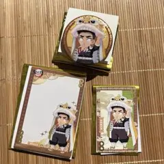 鬼滅の刃 中国限定 非遺 悲鳴嶼行冥 缶バッジ ブロマイド クリアカード