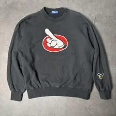 Disney Mickey トレーナー ブラック