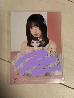 イコラブ 野口衣織 生写真 モーリーファンタジーコラボ③ チュウ 直筆