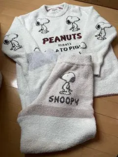 ジェラートピケ Peanuts スヌーピー コラボ チャーリーブラウン
