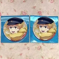 鬼滅の刃　我妻善逸　AGF Early Winter ホログラム　缶バッジ