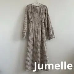 Jumelle ハート柄 長袖ワンピース