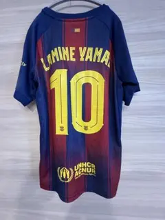 ラス1 XL バルセロナ ヤマル ユニフォーム サッカー ハーフ フットサル