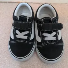 VANS スニーカー ブラック/ホワイト　12