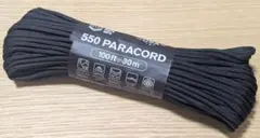 ATWOOD ROPE 550 Paracord BLACK 30mのサムネイル