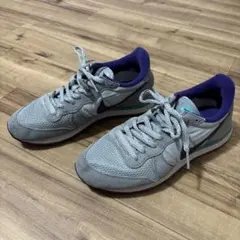 Nike スニーカー グレー/パープル　インターナショナリスト　　24センチ