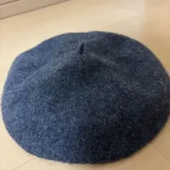 ダークグレー ベレー帽