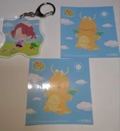 JR推し旅 ぽこあポケモン アクリルキーホルダー ステッカーセット
