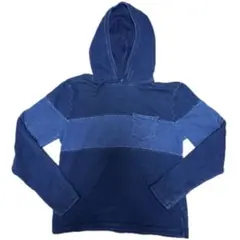 【美品】ギャップ ポケット付き パーカー インディゴ GAP S デニム