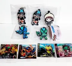 仮面ライダーゼッツ カプセルラバーマスコット 5個セット おまけウエハースシール