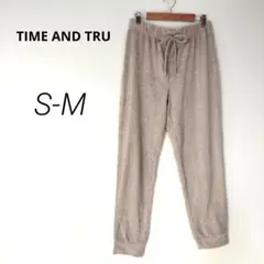 インポート✨ニット スウェット イージーパンツ ベージュ【S-M】01-119