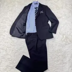 未使用級✨ワンダーファクトリー　卒服 フォーマルスーツ　160cm　黒