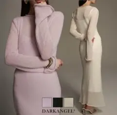 darkangel ニットロングワンピース