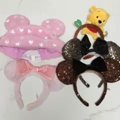 ディズニーカチューシャ5点セット ディズニー カチューシャ 5点セット ミニー まとめ売り 人気 - メルカリ