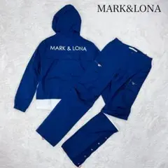 未使用 MARK&LONA マークアンドロナ レインウェア セットアップ マークアンドロナ MARK＆LONA レインウェア セットアップ ゴルフ