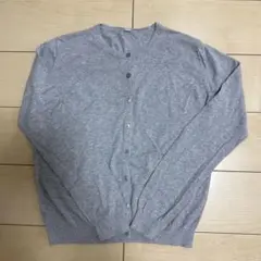 UVカットスーピマコットンクルーネックカーディガン