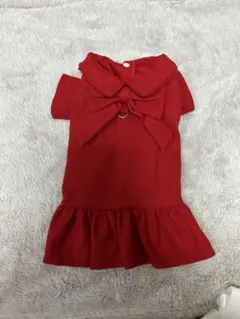 リボン付きフリルドレス　2XL