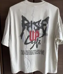 LYFT エクストラBig Tシャツ RISE UP アイボリー XLのサムネイル