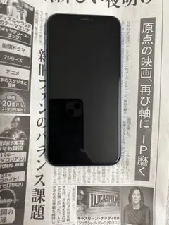 Apple iPhone XR ブルー　背面ガラス割れあり