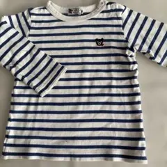 ミキハウスDOUBLEB長袖Tシャツ 90 男の子 女の子