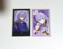 星導ショウ　チェキ風カード2点