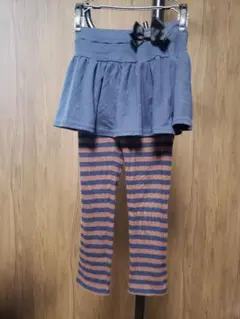 ネイビー スカートとレギンスセット 110cm