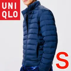 美品 ユニクロ ウルトラライトダウン ジャケット Sサイズ ネイビー 9425