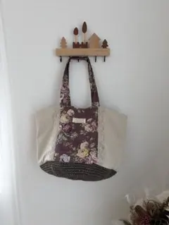 pot and tea】リネン小花刺繡バッグ グリーン 小花柄 - メルカリ