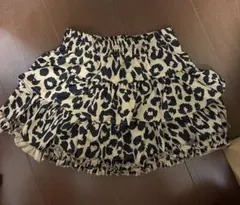 ヒョウ柄　キッズ　スカート　ショートパンツ　120cmのサムネイル