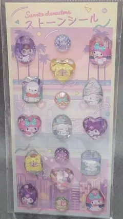 国内正規品 サンリオ キャラクター ストーンシール シティポップ クロミ