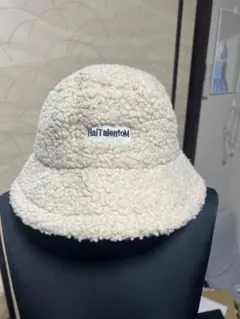 HaTtalentom ボアバケットハット クリーム色