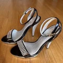 ブラック ハイヒール ピンヒール パンプス