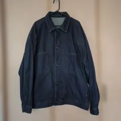 GU　ダークブルー デニムジャケット コットン100%