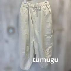 専用！ホワイト サルエルパンツ tumugu 2026年最新】tumugu カラー：ホワイト系 レディース サルエルパンツの