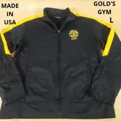 USA製 GOLD'S GYMゴールドジム 企業ロゴ刺繍 スタッフジャージ
