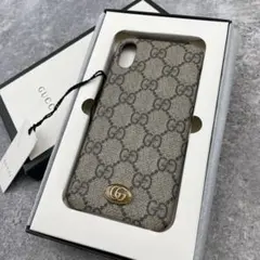 【未使用級】GUCCI グッチ　iPhoneXs スマホケース　付属品完備のサムネイル