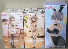 宇崎ちゃんは遊びたい！　フィギュア　宇崎月 ２種 & 宇崎花