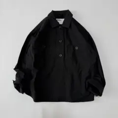 MHL. 2022 コットンリネン プルオーバーシャツ マーガレットハウエル