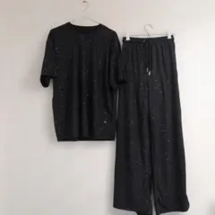 Dazy ラメ入り ブラック セットアップ パンツ