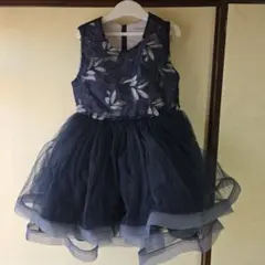 ネイビー ノースリーブドレス　子供用