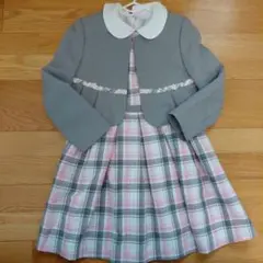 フォーマル ワンピース スーツ ドレス 130cm