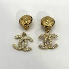 訳あり　遺品整理　CHANEL ヴィンテージ シャネル イヤリングのサムネイル